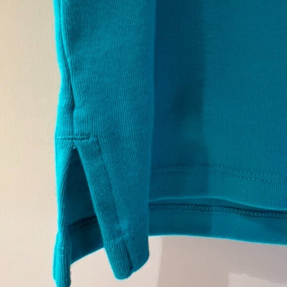 Turquoise Cotton Tee Size Petite Small - Picture 5 of 9